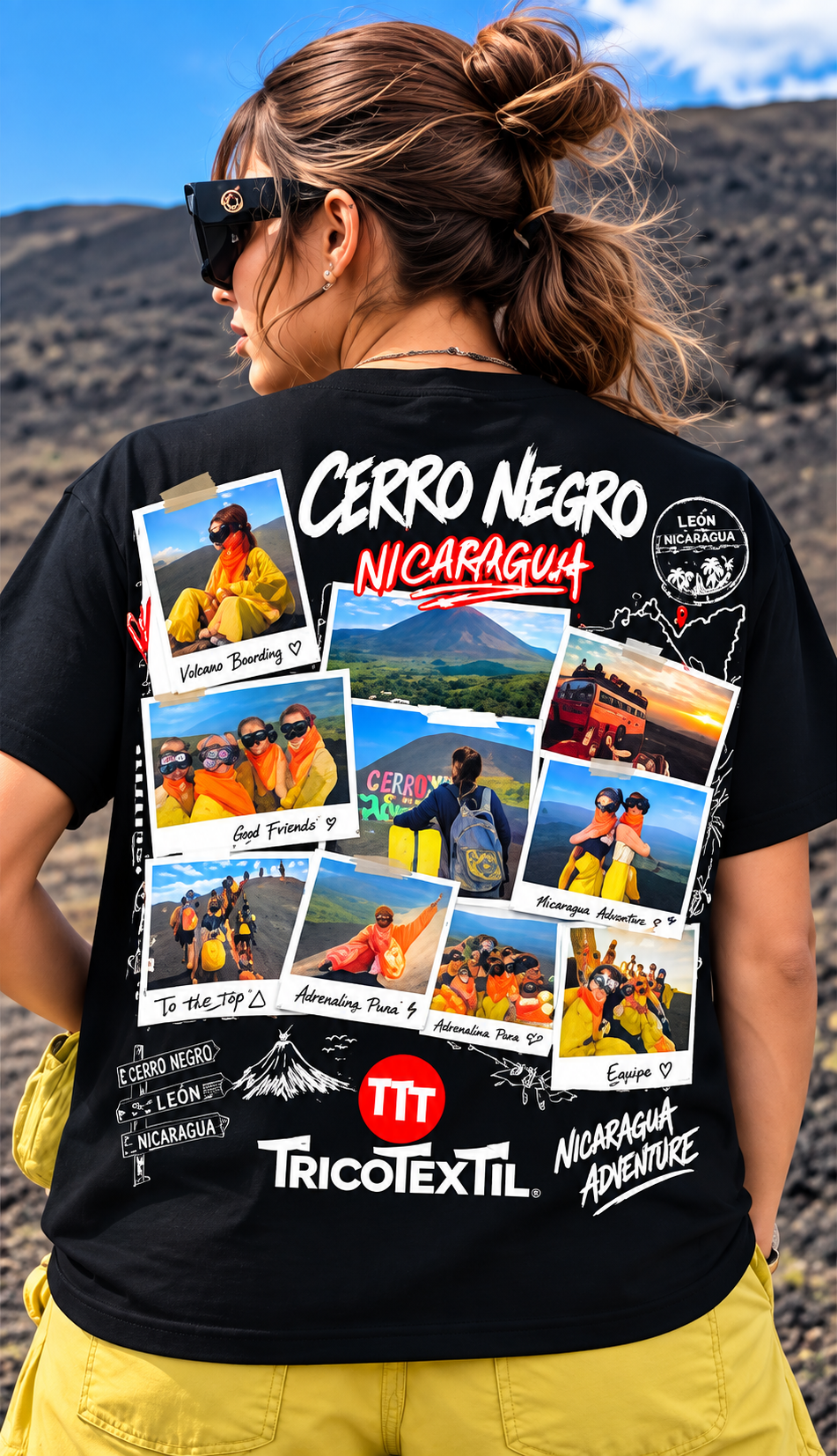 Negro — detrás